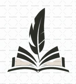 Offenes Buch und Feder